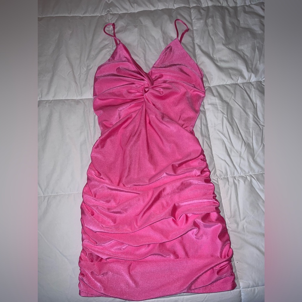 Pink mini dress size small